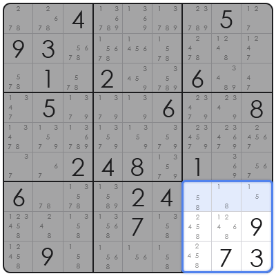 candidate mode sudoku